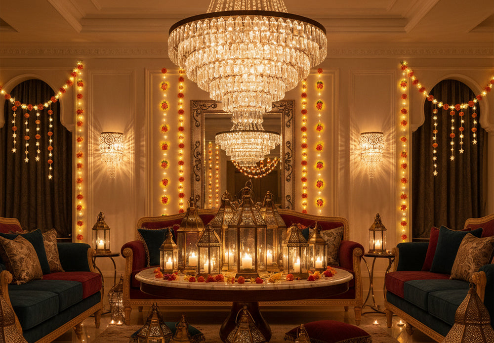Luxury Lighting Ideas to Impress Your Guests This Diwali