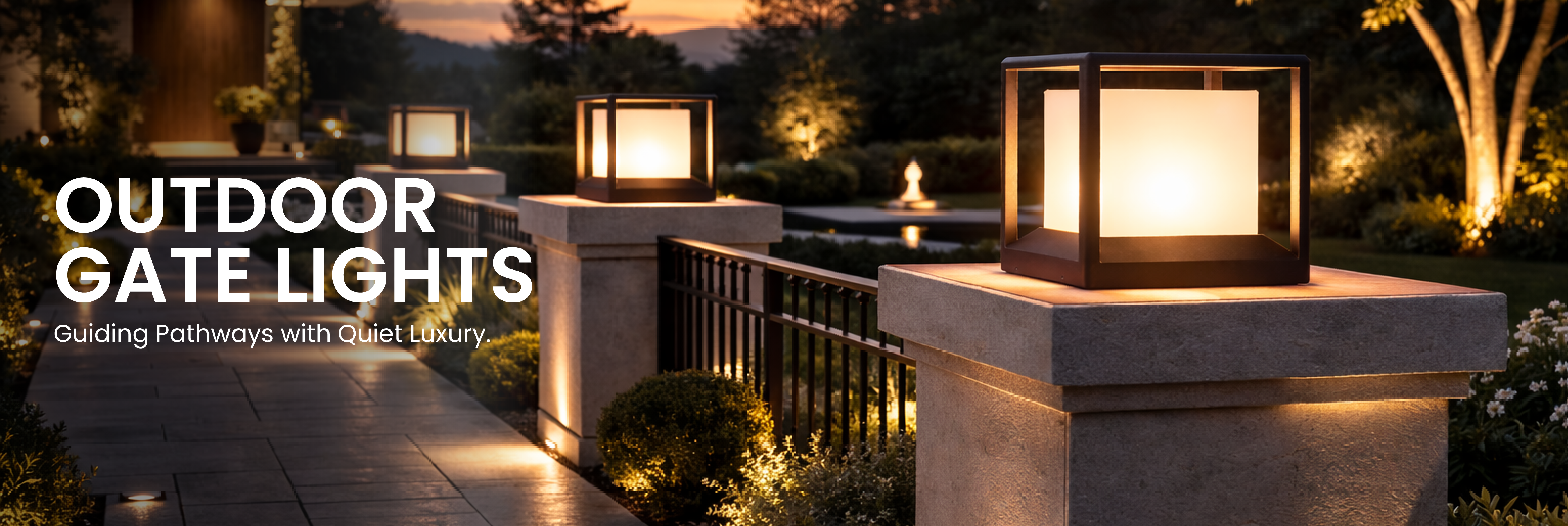 Outdoor Gate Lights