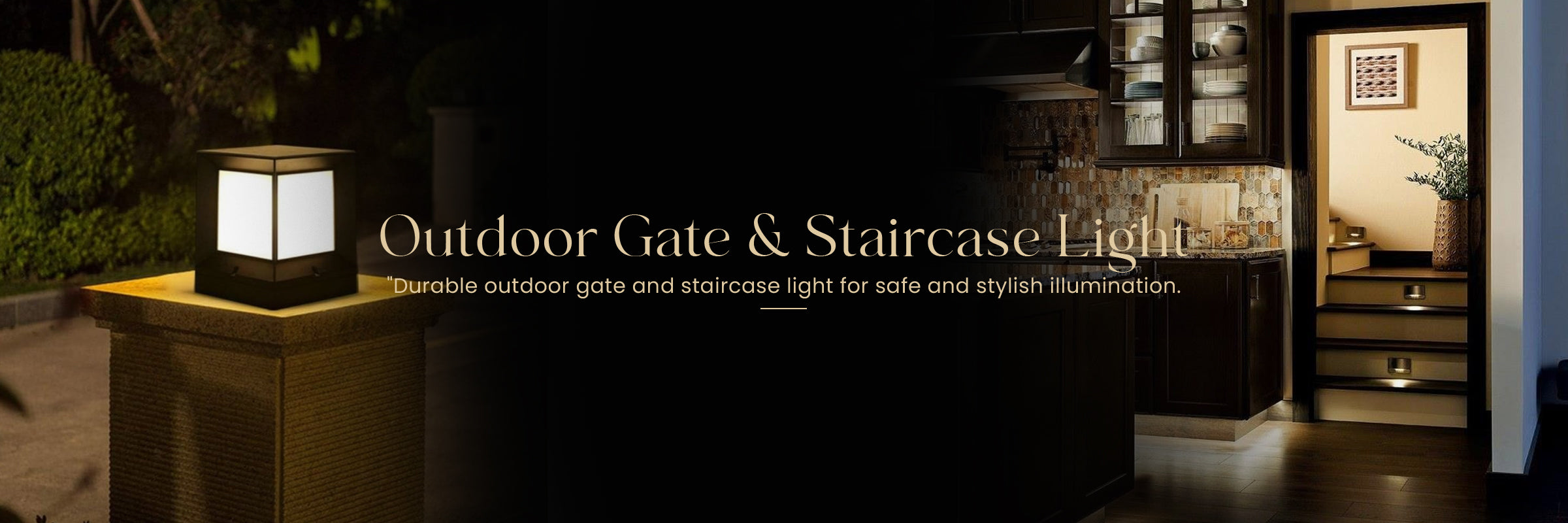 Outdoor Gate & Staircase Lights