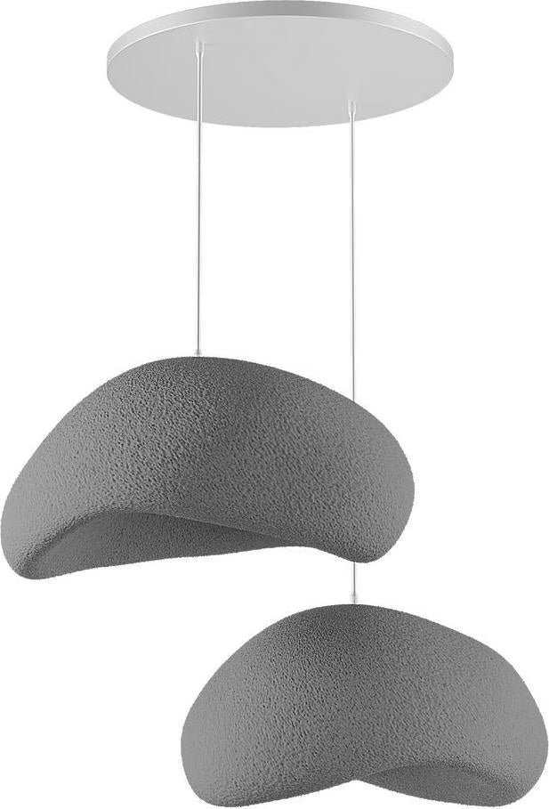ANKUR CURVE CONCRETE LOOK PENDANT LIGHT FROM ANKUR TERRA COLLECTION