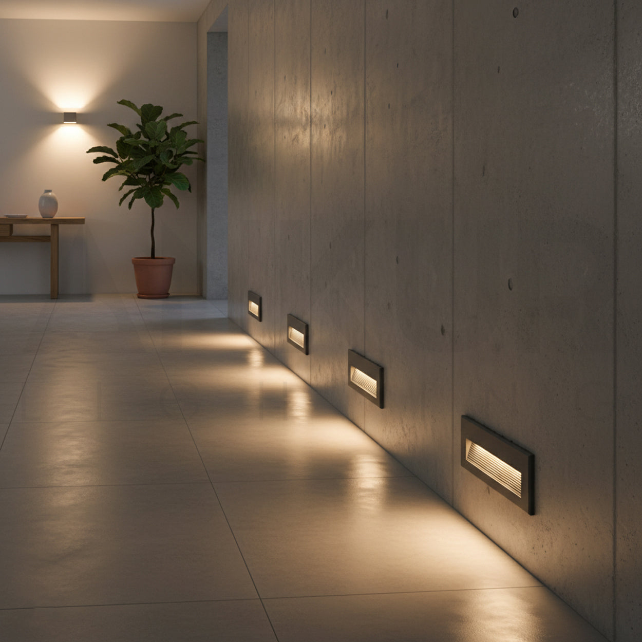 ANKUR TANGENT RECTANGLE SHAPE STEP LIGHT FOR INDOOR AND OUTDOOR LIGHTING