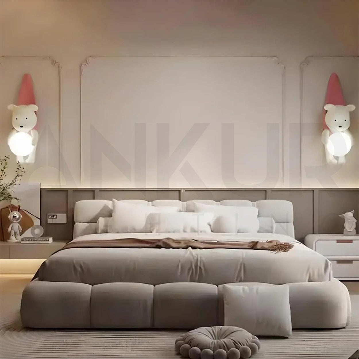 ANKUR PROTEA BEAR KIDS STYLE WALL LAMPS FOR HOME LIGHTING