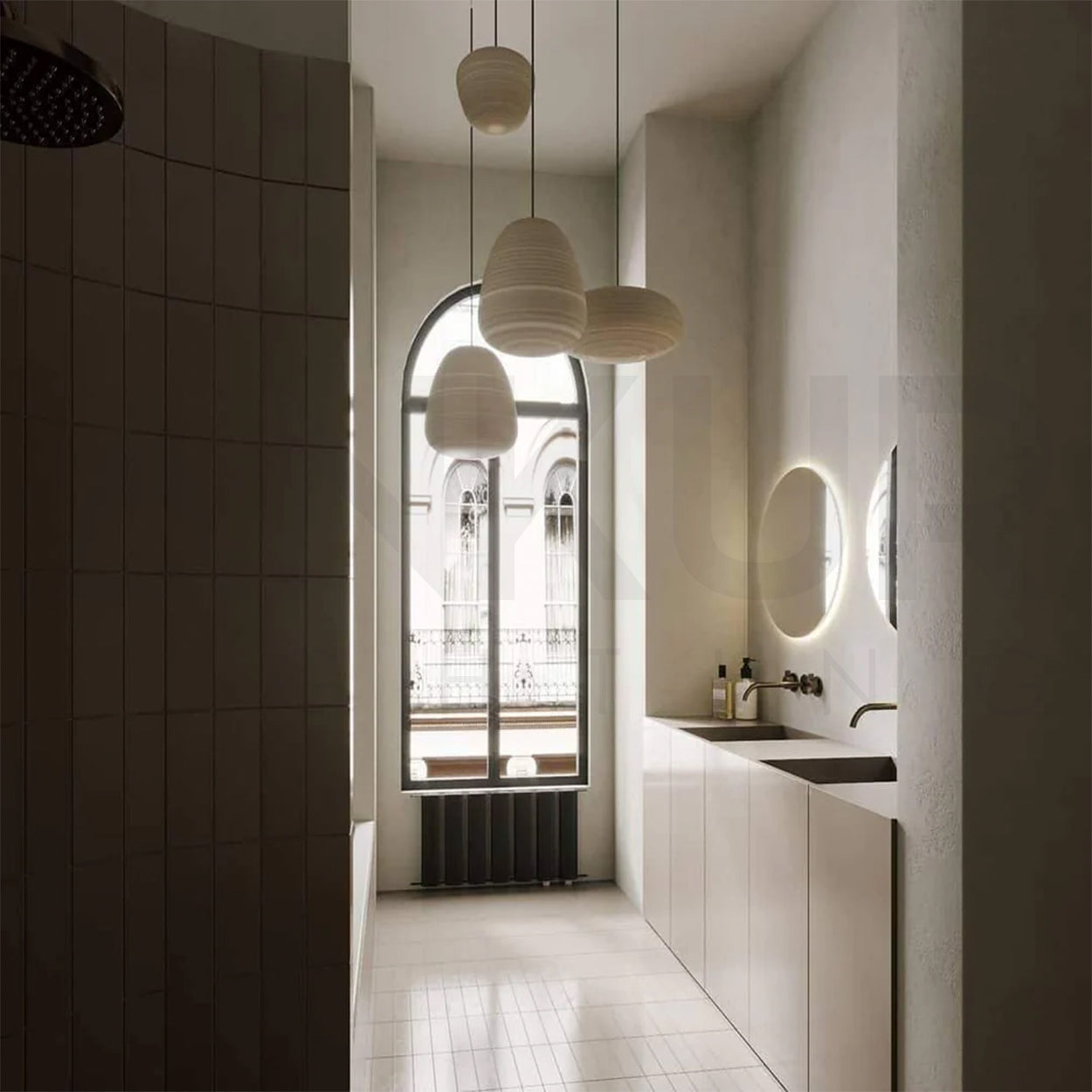 ANKUR CRAG RITUALS GLASS PENDANT LIGHT FOR RESTURANTS AND INDOOR LIGHTING