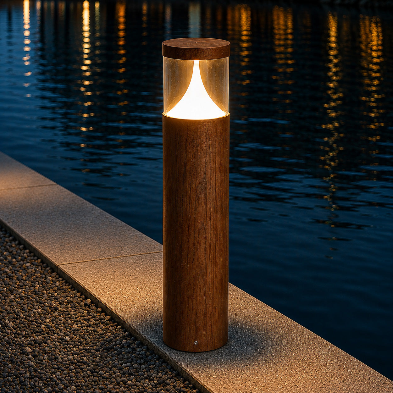 ANKUR TESS MODERN ANTI-GLARE BOLLARD LIGHT ELEGANT OUTDOOR LED PATHWAY LIGHTING