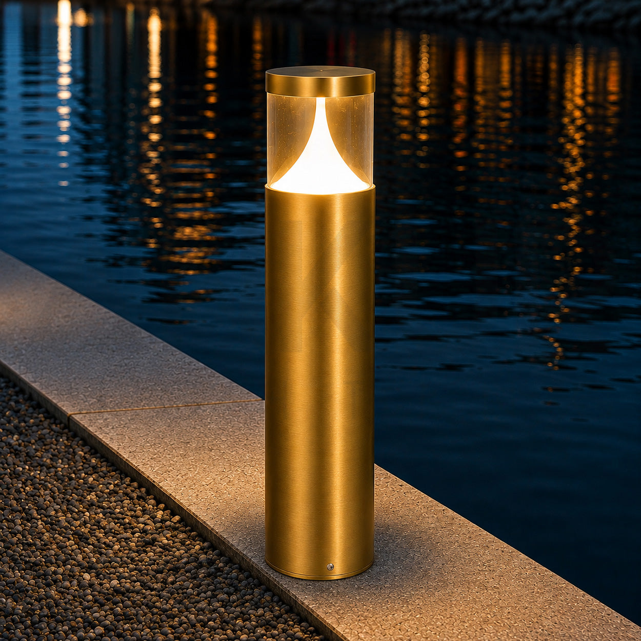 ANKUR TESS MODERN ANTI-GLARE BOLLARD LIGHT ELEGANT OUTDOOR LED PATHWAY LIGHTING