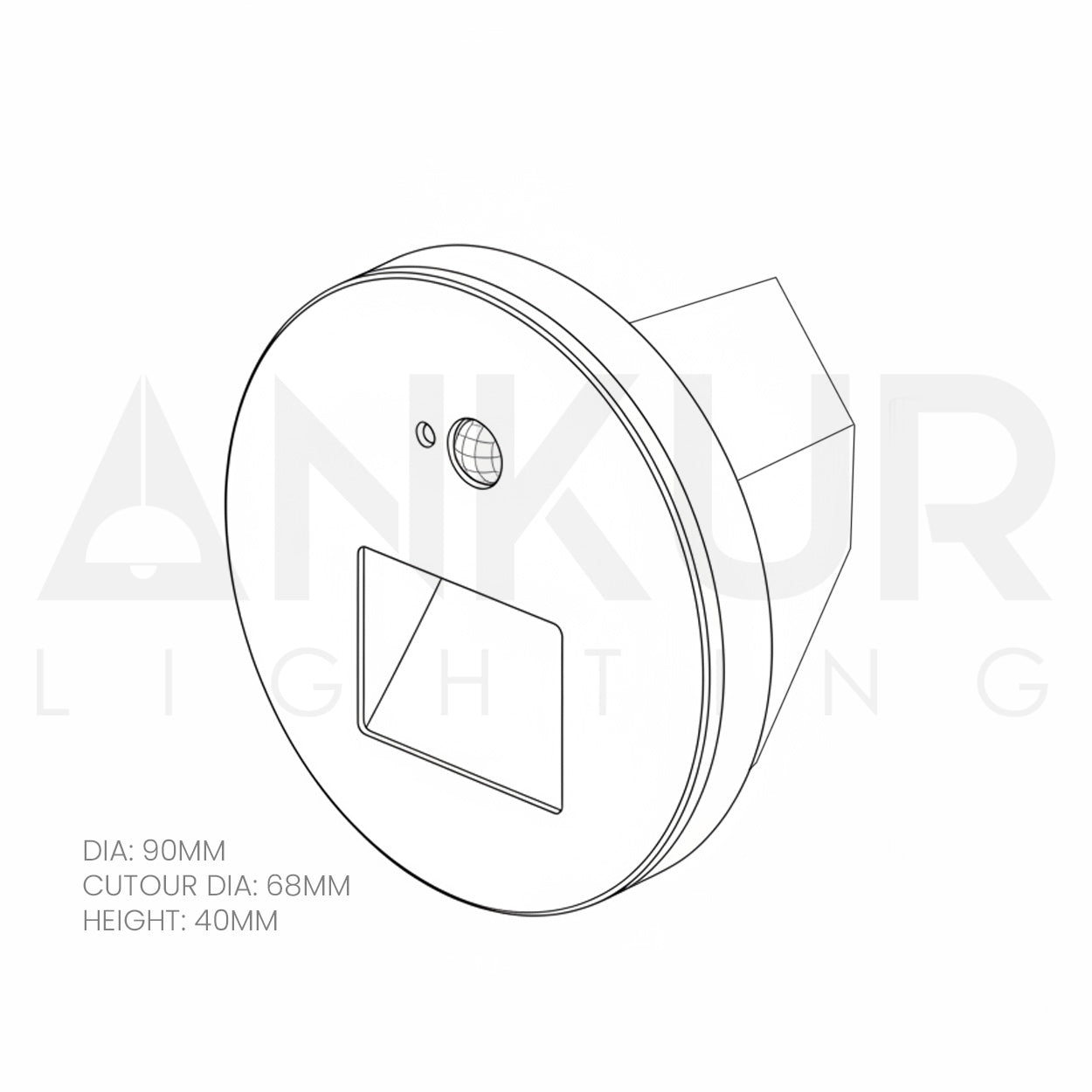 ANKUR AVENZA NEXT GEN MODULAR LED STEP LIGHT FOR INDOOR AND IP65 RATED OUTDOOR HOME LIGHTING