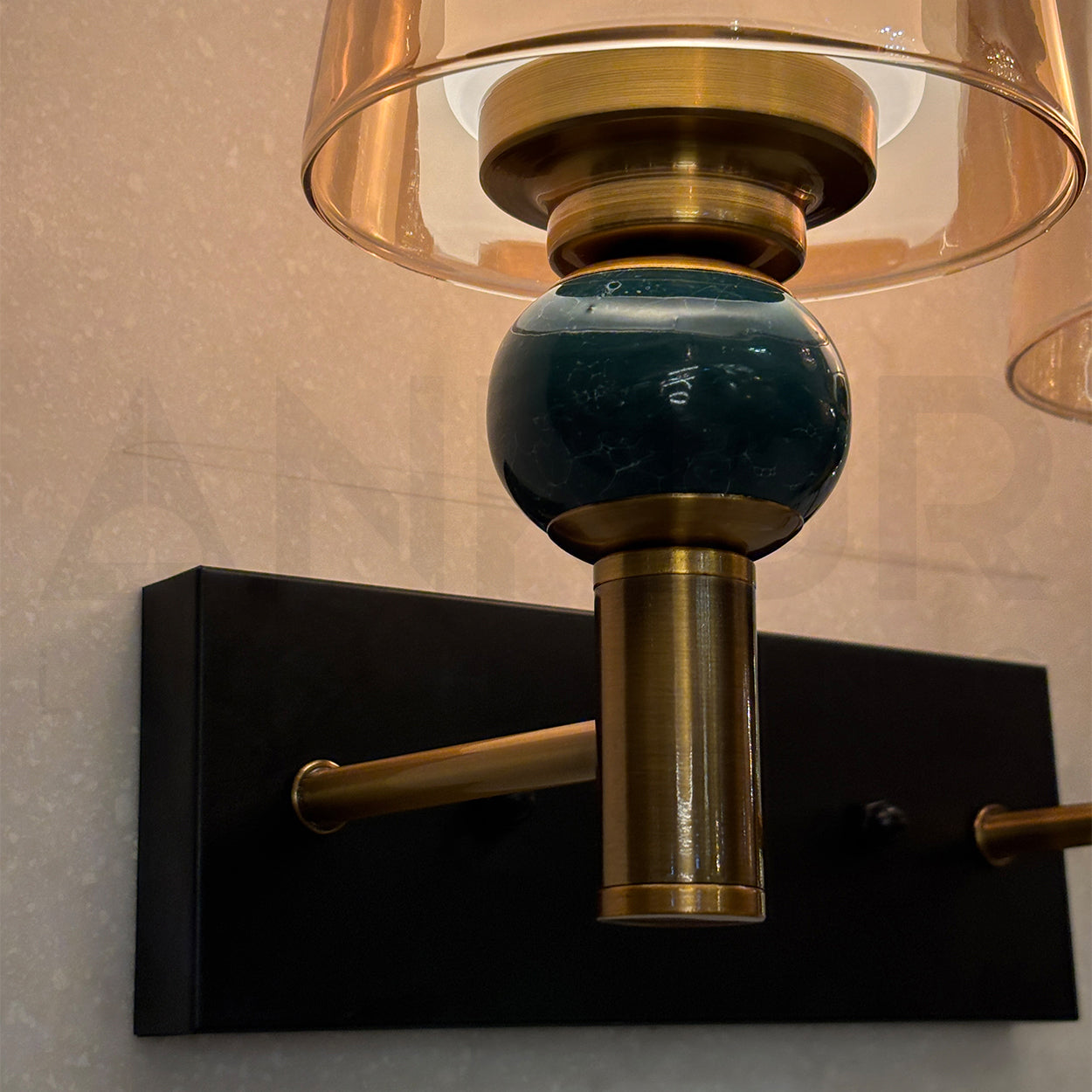 ANKUR SIREN VINTAGE ANTIQUE BRASS FINISH WALL LIGHT FOR HOME LIGHTING