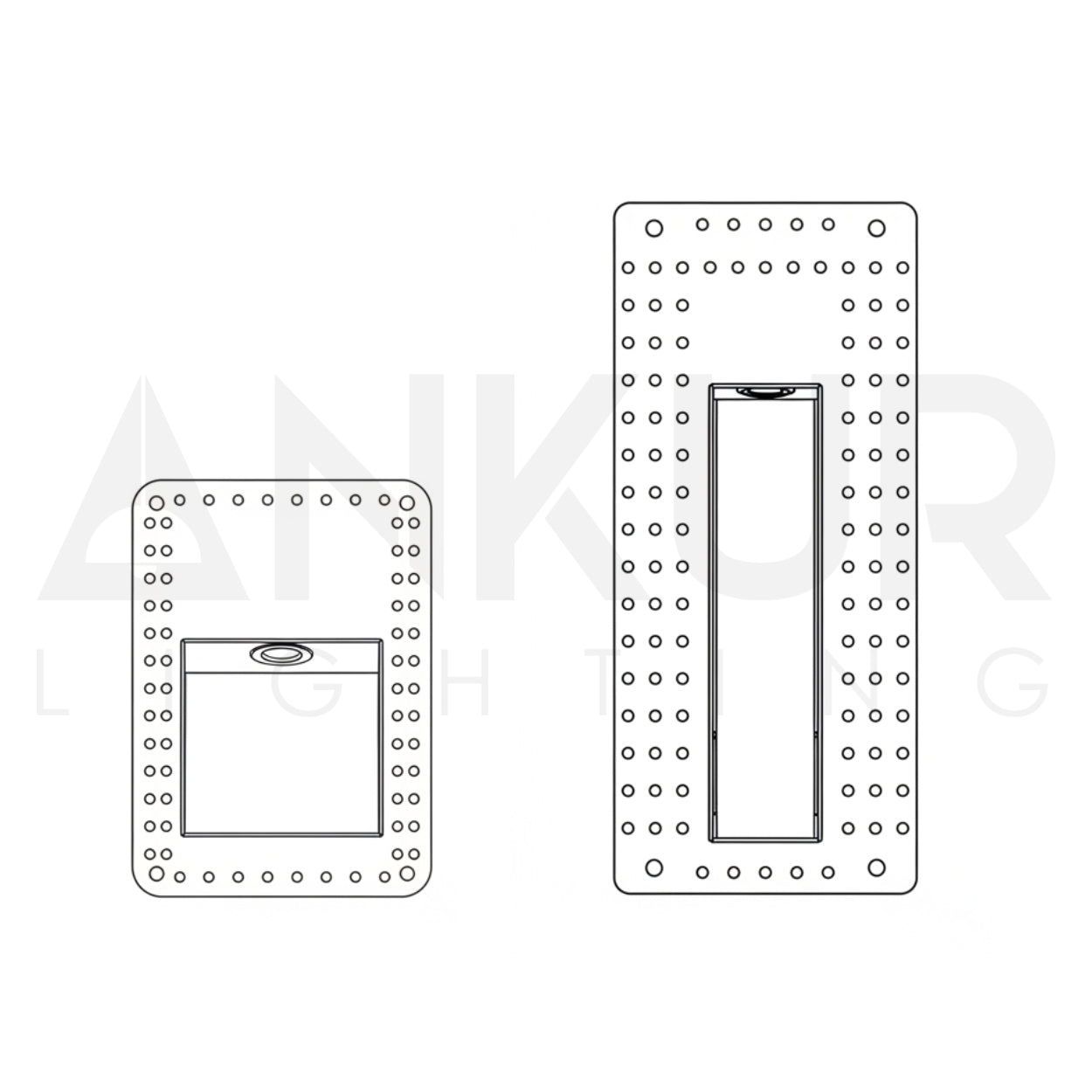 ANKUR VERTEX VERTICAL SHAPE STEP LIGHT FOR INDOOR AND OUTDOOR LIGHTING