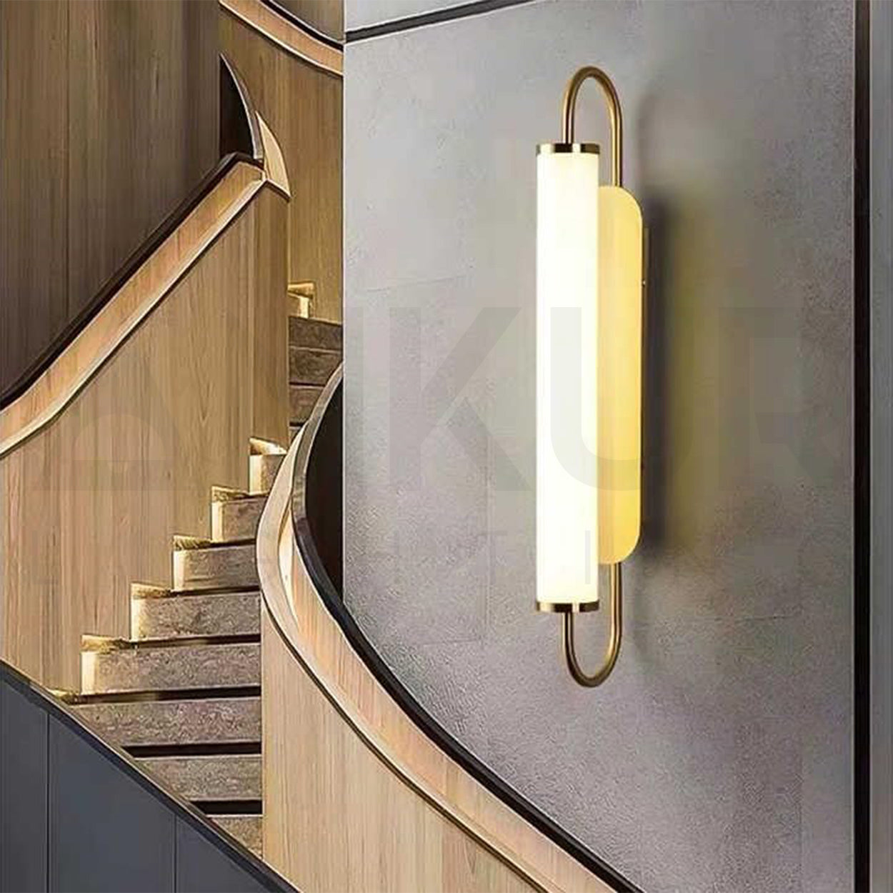 ANKUR TORUS MINIMILIST DESIGN MODERN METAL AND GLASS LED WALL LIGHT