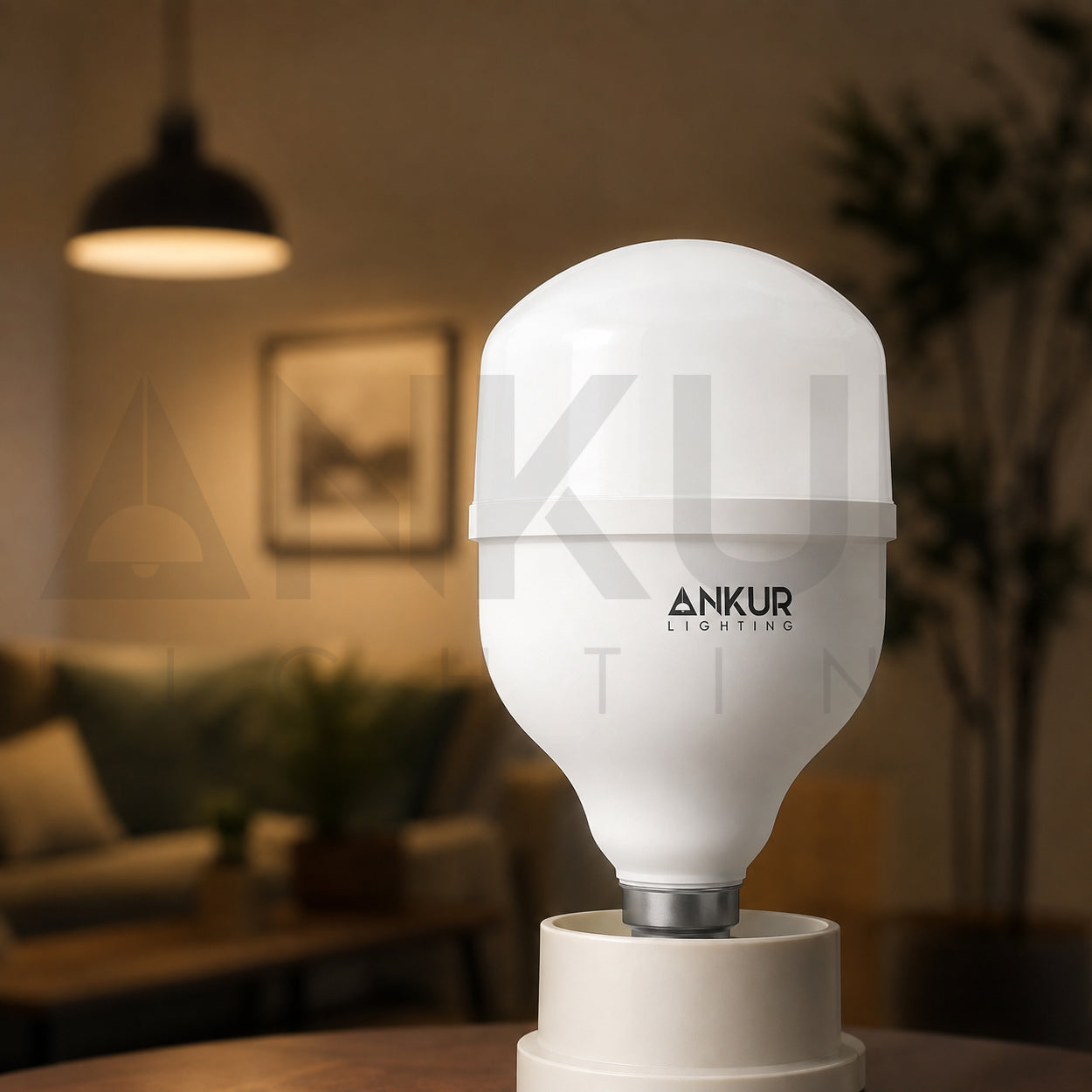 ANKUR 40W NATURAL WHITE B22 BULB | 4000K LED FOR INDOOR LIGHTING