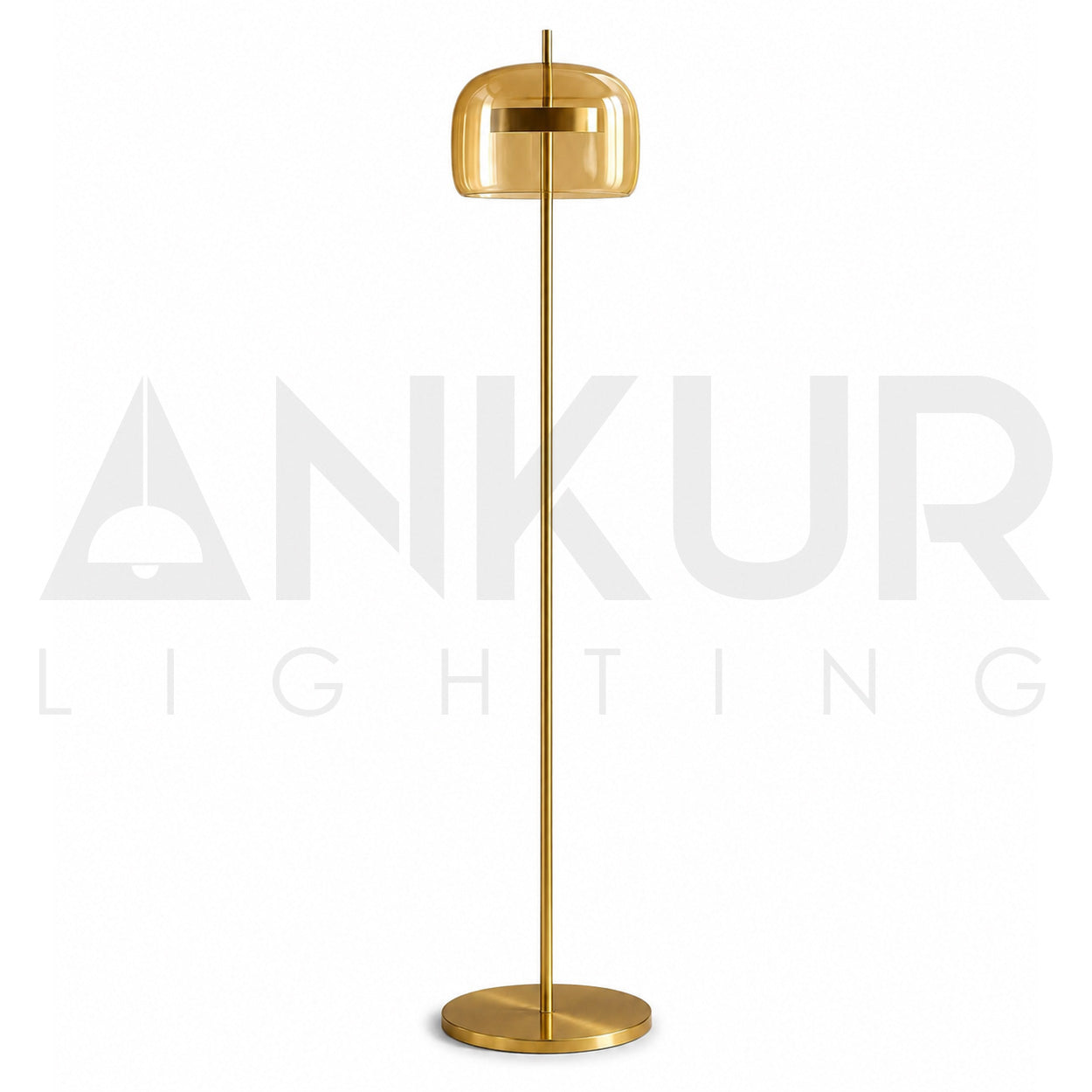 ANKUR JUBE CONTEMPORARY GLASS LED FLOOR LAMP
