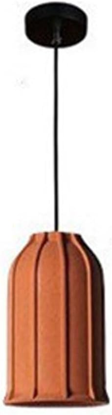 ANKUR HELIOS REDDISH BROWN MICROCEMENT LAMPSHADE CONCRETE PENDANT LIGHT