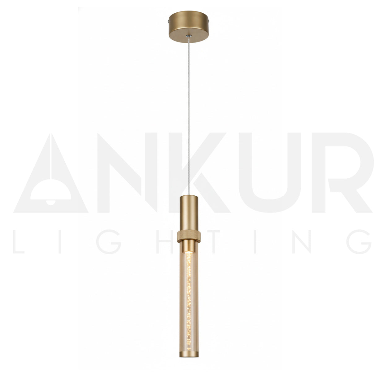 ANKUR FLUX 7W GOLD FINISH LED HANGING LIGHT