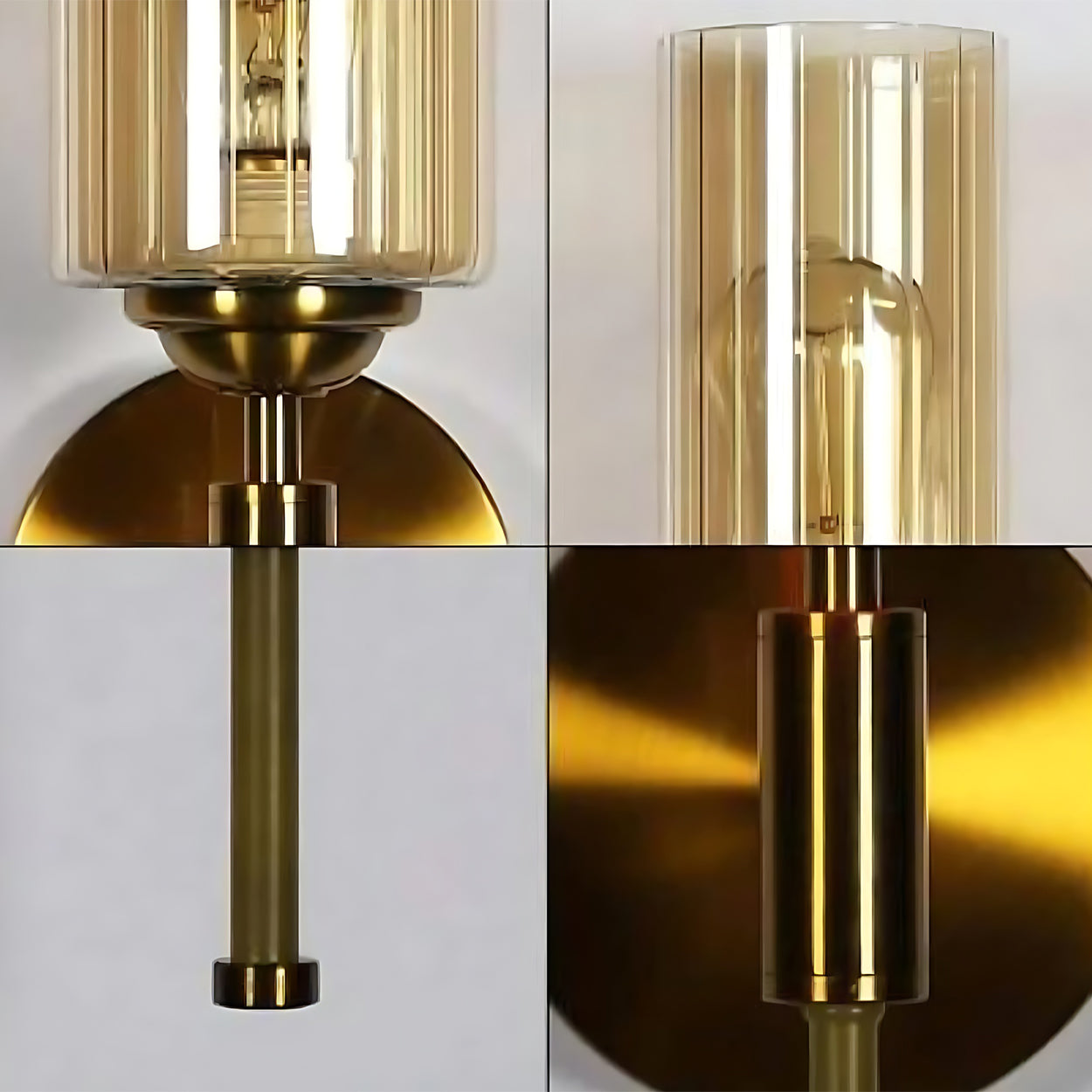 ANKUR SALUTO ANTIQUE BRASS WALL LIGHT WITH GLASS