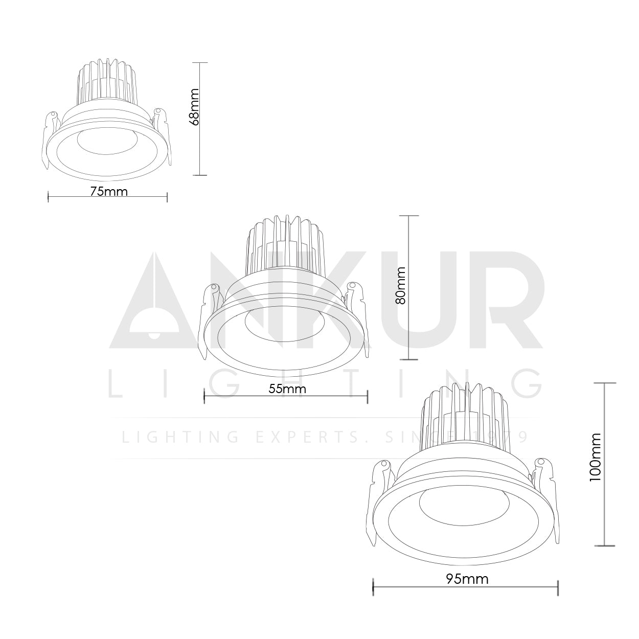 ANKUR CRUISE RECESSED LED DOWNLIGHT