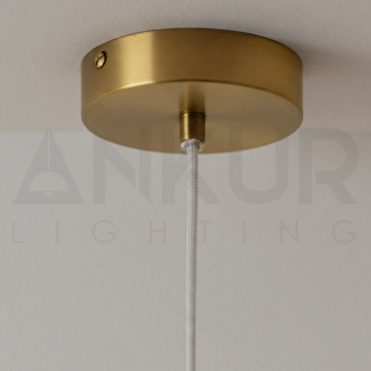 ANKUR CLEMATIS OPAL LINE ANTIQUE BRASS AND CONE GLASS UNIQUE DESIGN PENDANT LIGHT