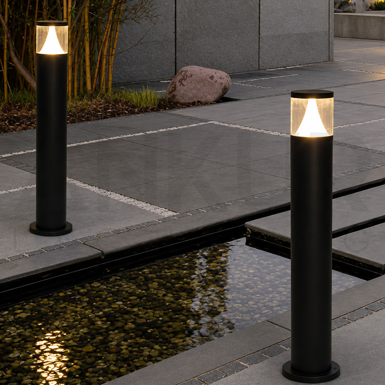 ANKUR TESS MODERN ANTI-GLARE BOLLARD LIGHT ELEGANT OUTDOOR LED PATHWAY LIGHTING