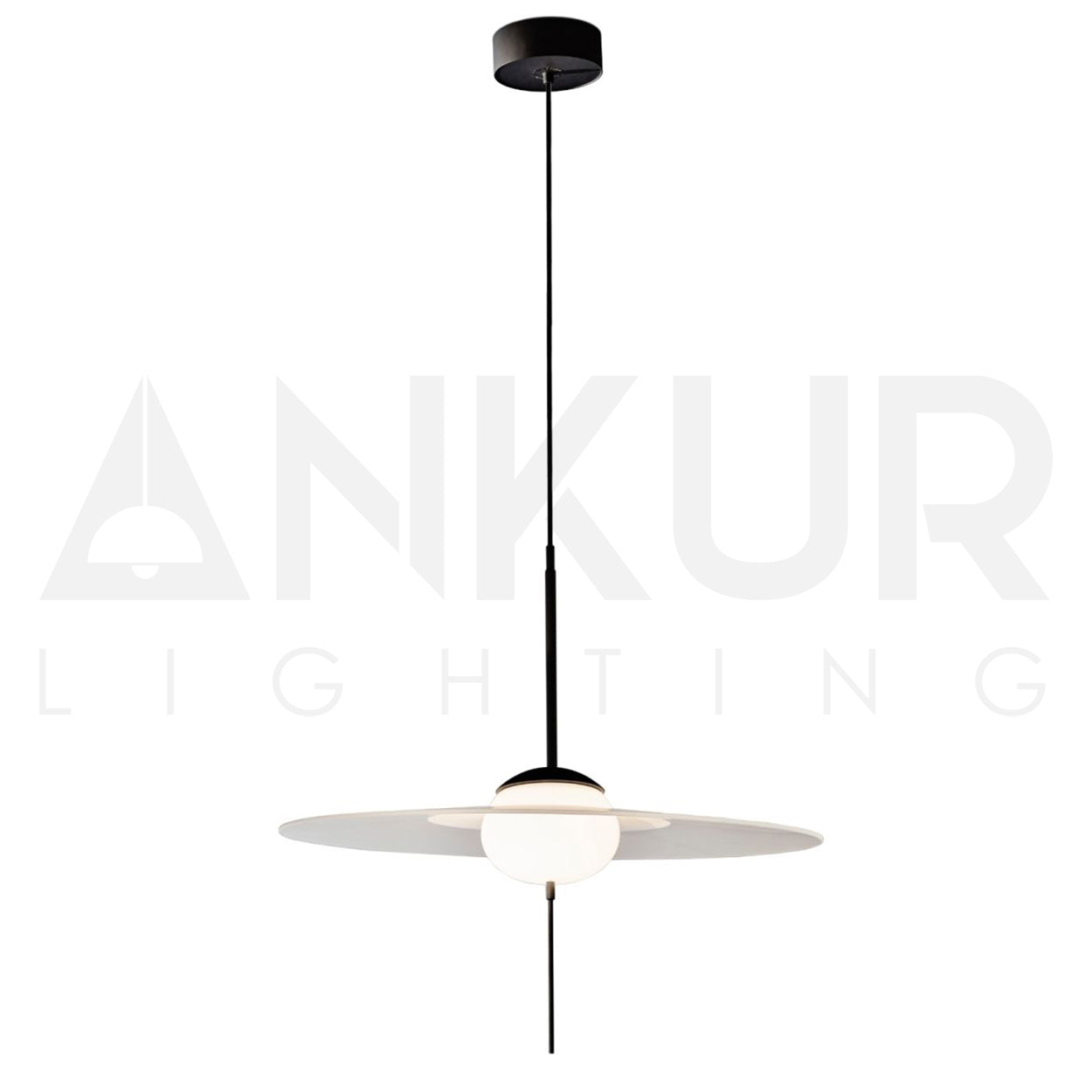ANKUR SOLARA LED HANGING LIGHT MID CENTURY MODERN PENDANT LIGHT