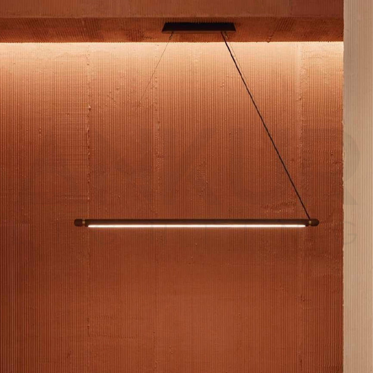 ANKUR PARALLAX WOOD LINEAR PENDANT LIGHT FIXTURES FOR DINING ROOM AND KITCHEN HANGING LIGHT