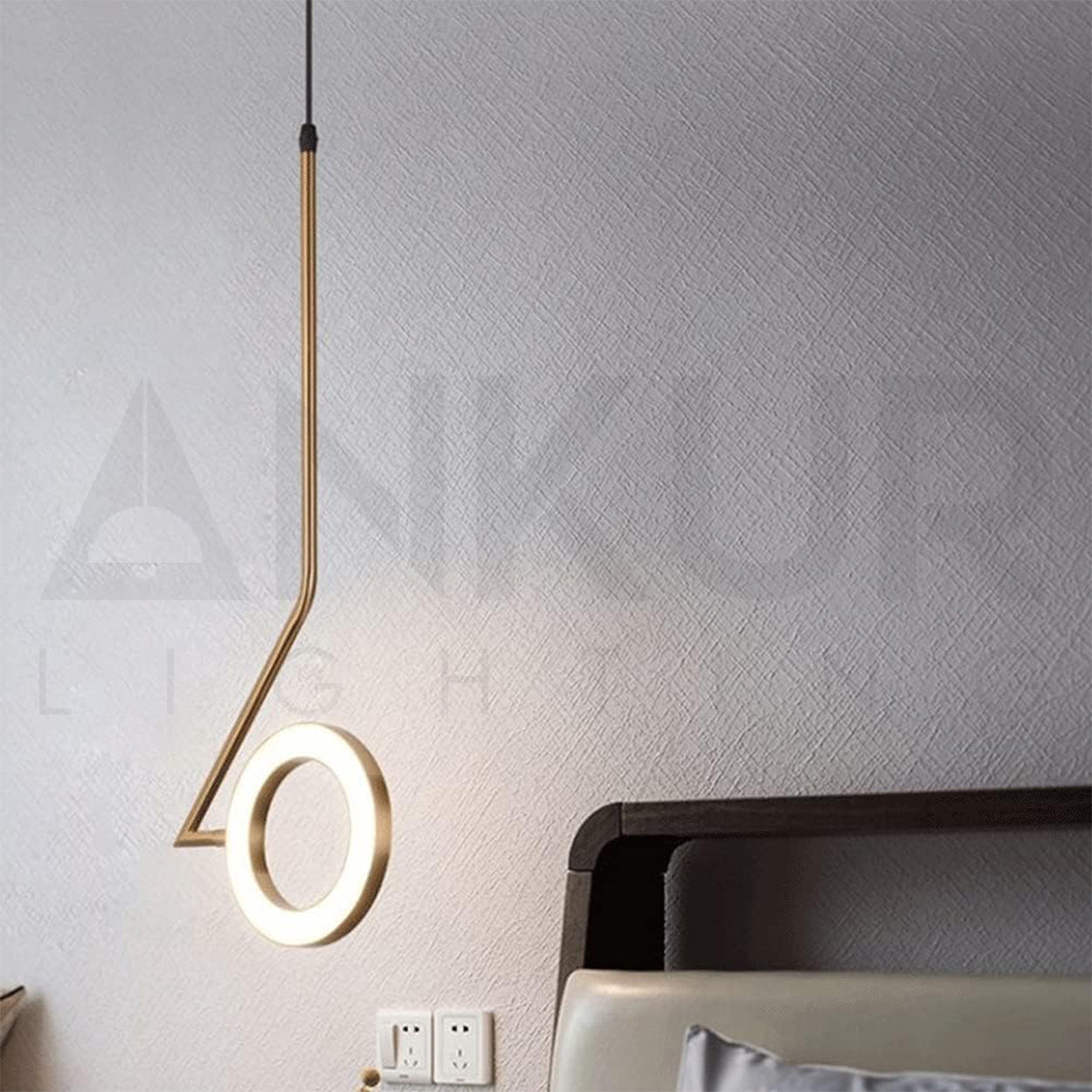 ANKUR FERROUS MODERN METAL LED PENDANT LIGHT FOR KITCHEN AND DINNING HANGING LIGHT