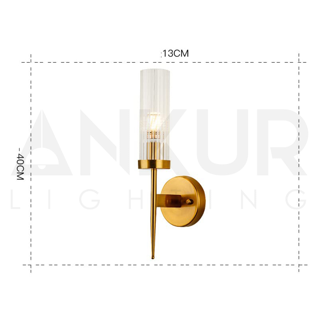 ANKUR NEXUS VINTAGE ANTIQUE BRASS WALL LIGHT