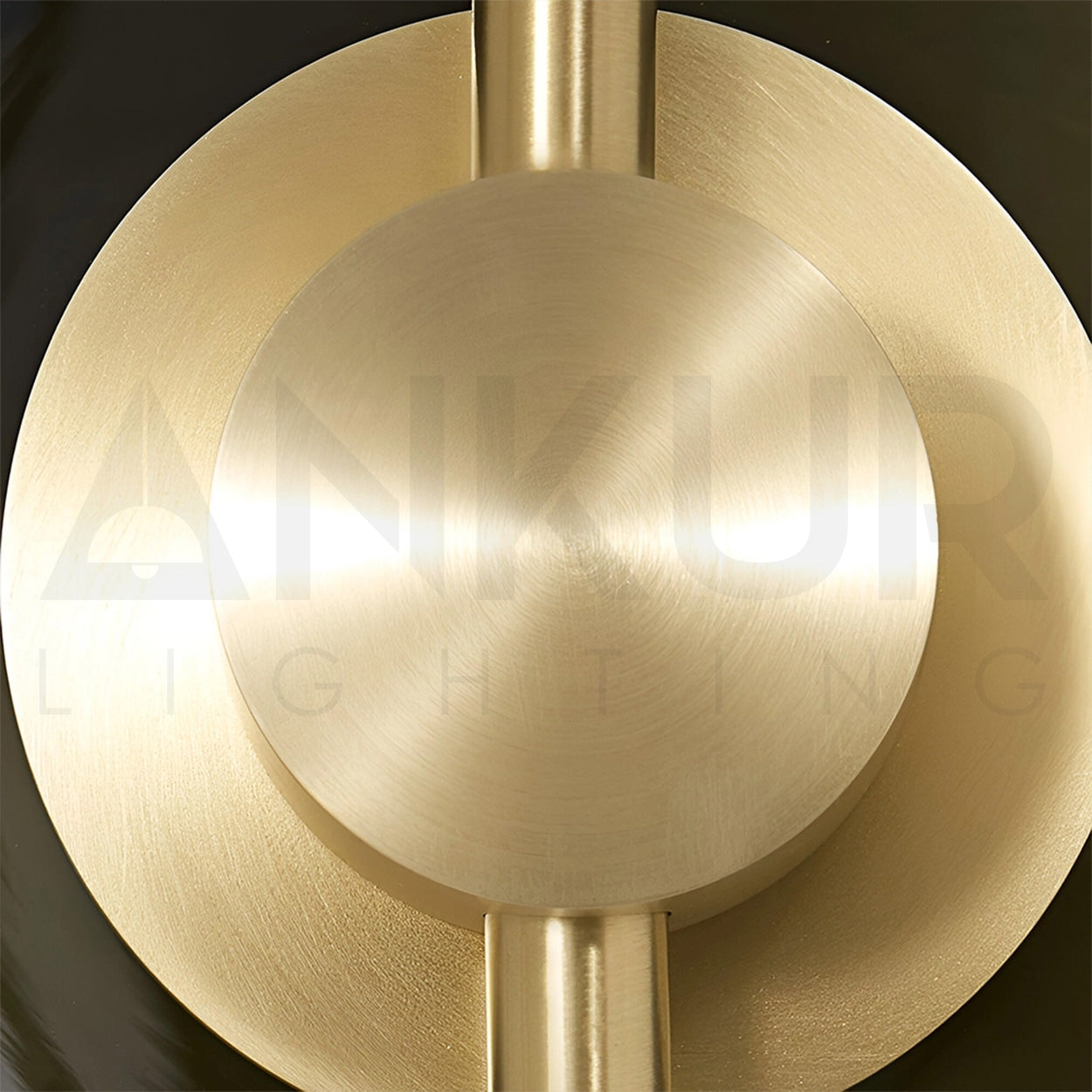 ANKUR LUCE ANTIQUE BRASS FINISH MODERN SMOKE GLASS HANGING LIGHT FOR HOME LIGHTING