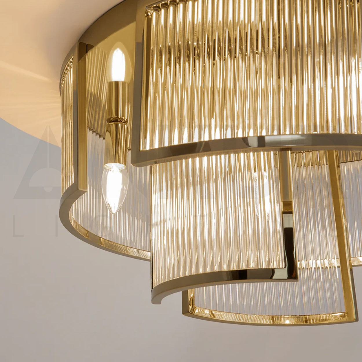 ANKUR VALERIA CRYSTAL CHANDELIER GOLD AND METAL FINISH FOR LUXURY HOME