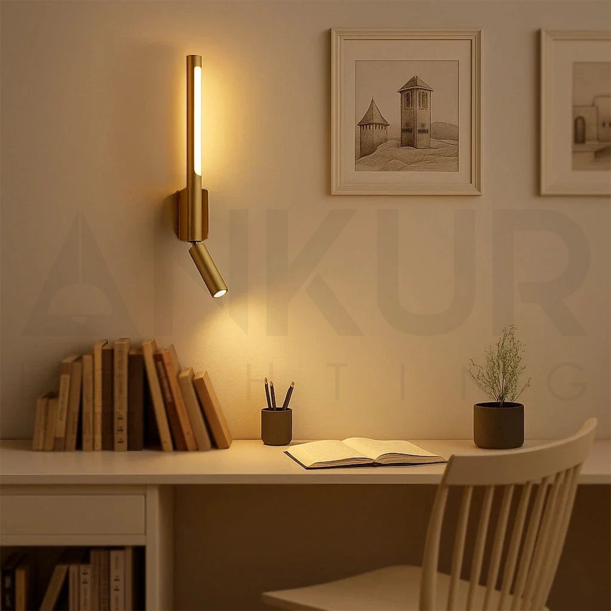 ANKUR ELVIS MODERN BEDSIDE LED WALL LIGHT