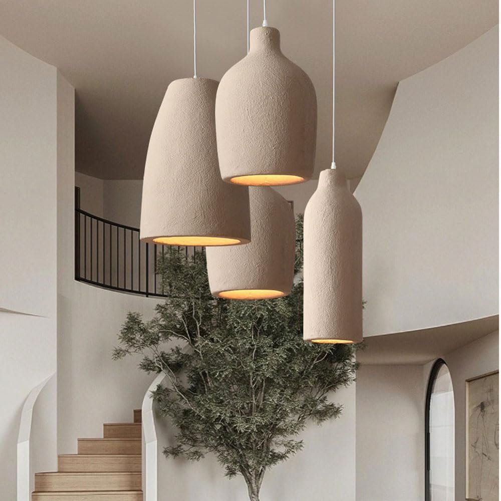 ANKUR LUNA RESIN PENDANT LIGHT FOR BEDROOM AND LIVING ROOM MODERN STYLE HANGING LIGHT
