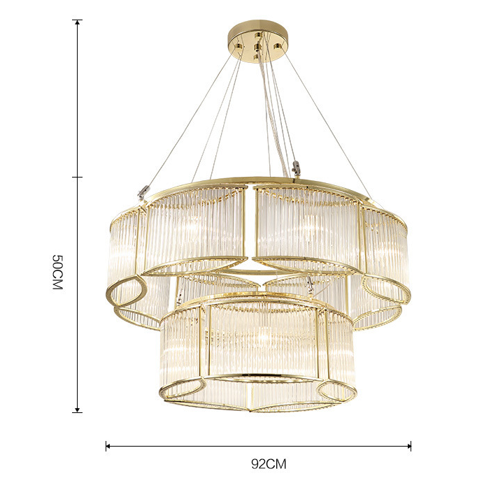 ANKUR VALERIA CRYSTAL CHANDELIER GOLD AND METAL FINISH FOR LUXURY HOME