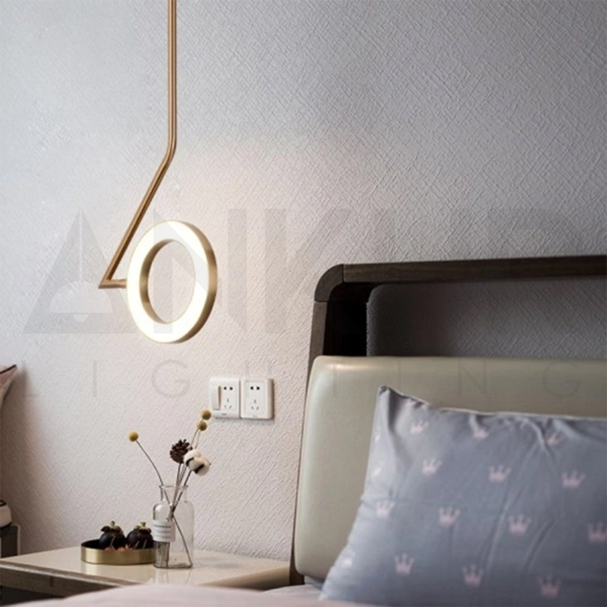 ANKUR FERROUS MODERN METAL LED PENDANT LIGHT FOR KITCHEN AND DINNING HANGING LIGHT