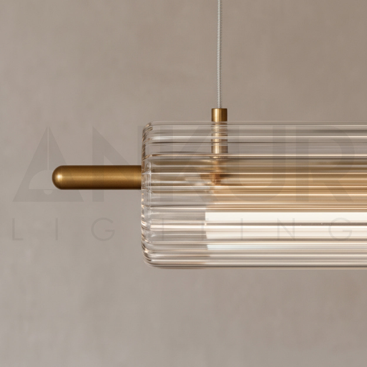 ANKUR LUSTRO METAL AND GLASS MODERN HANGING LIGHT