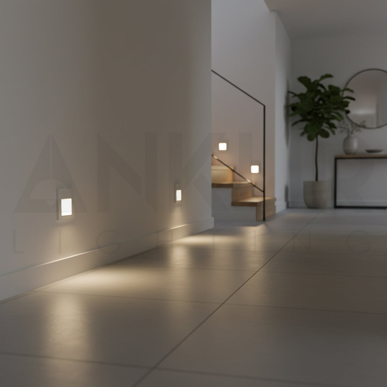 ANKUR MATRIX SQUARE SHAPE STEP LIGHT FOR INDOOR AND OUTDOOR LIGHTING