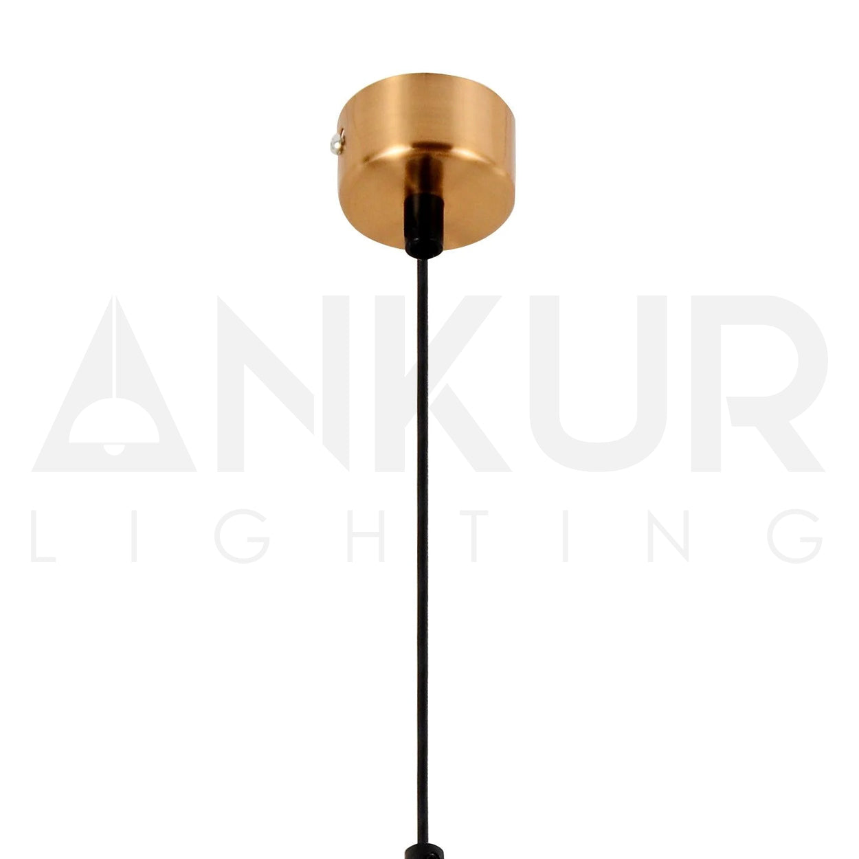 ANKUR STYX CONICAL PENDANT LIGHT FOR BEDROOM AND KITCHEN HANGING LIGHT - ROSE GOLD