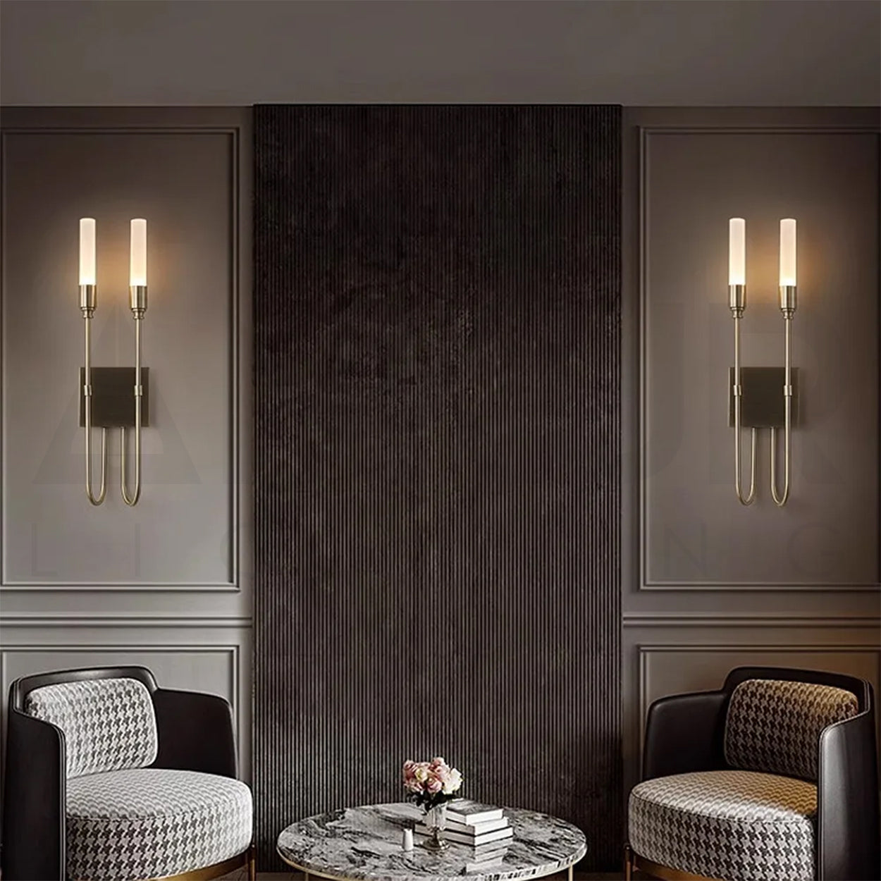 ANKUR ELARA TWIN RAYS METAL MODERN STYLISH WALL LIGHT FOR LUXURY HOMES