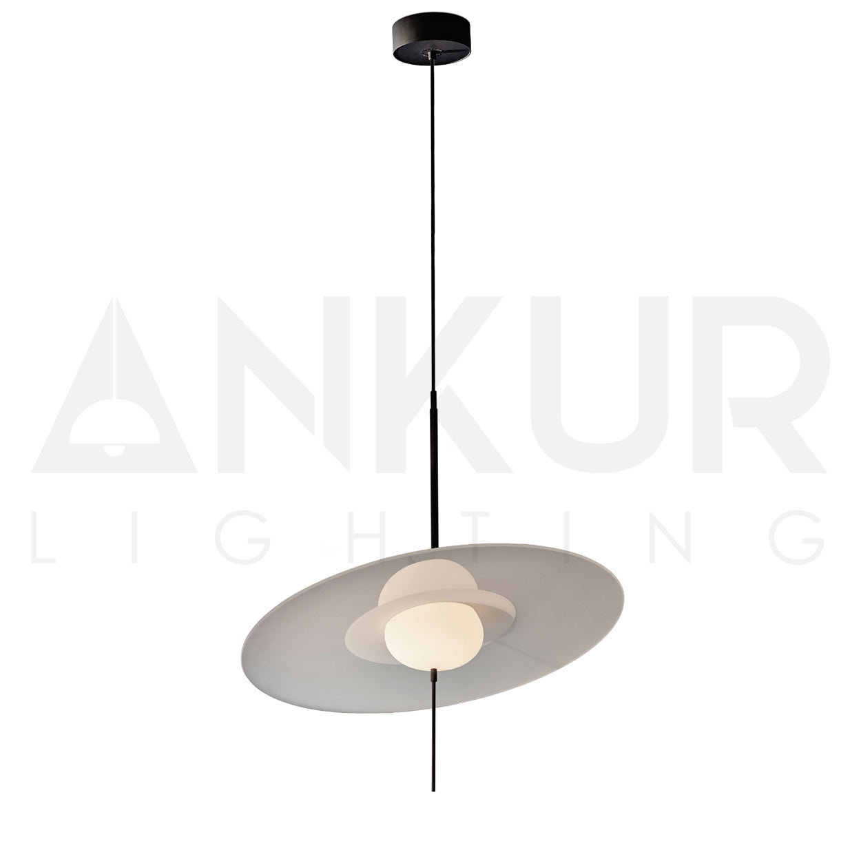ANKUR SOLARA LED HANGING LIGHT MID CENTURY MODERN PENDANT LIGHT