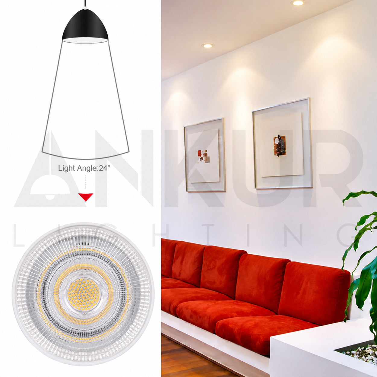 ANKUR GLO GU10 LED MODULE LAMP