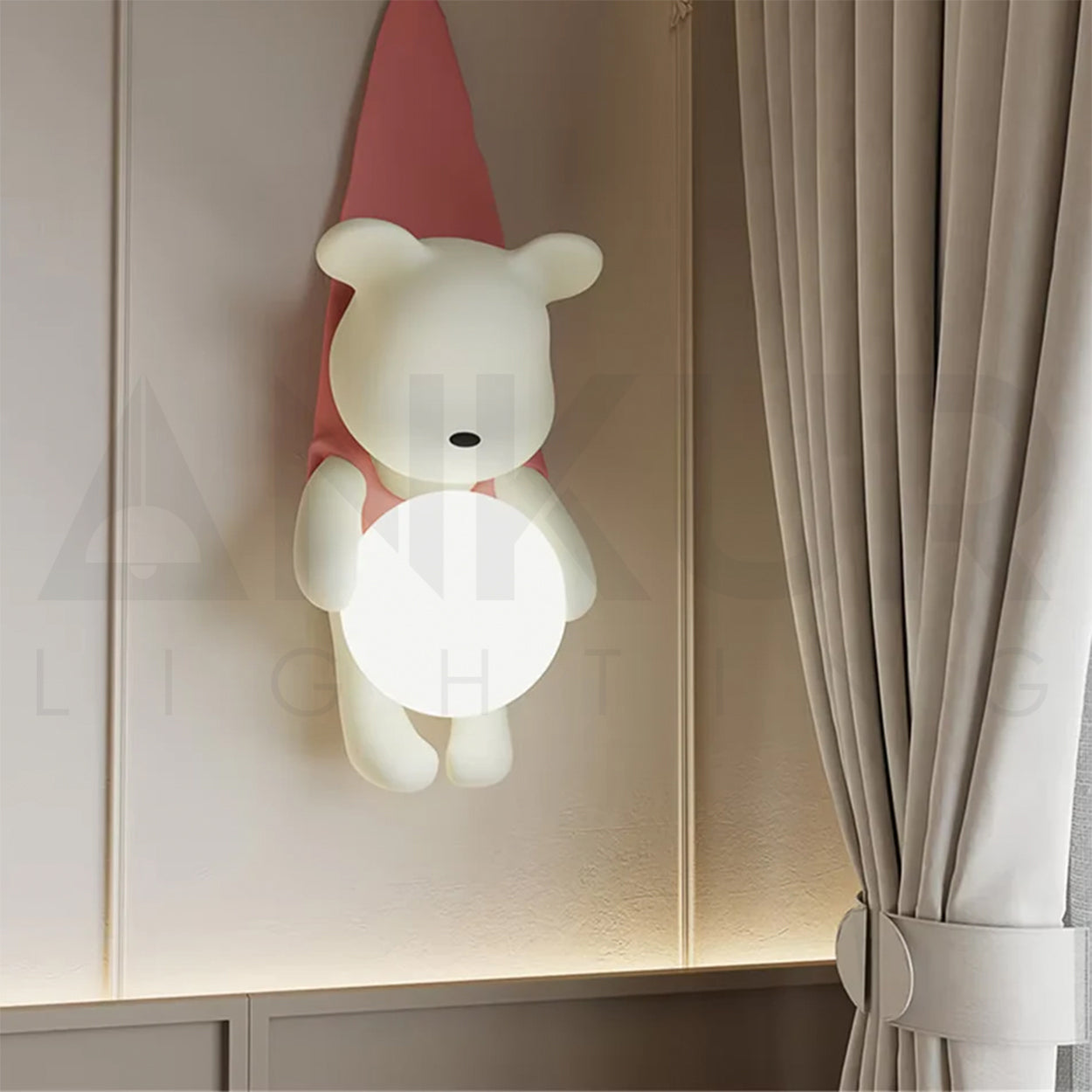 ANKUR PROTEA BEAR KIDS STYLE WALL LAMPS FOR HOME LIGHTING