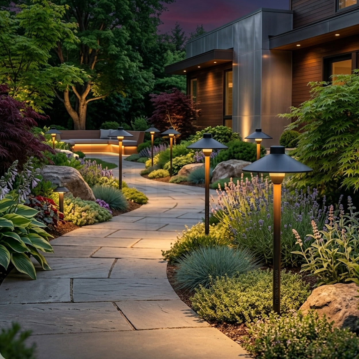 ANKUR DUOMO IP66 WATER RESISTANCE OUTDOOR BOLLARD LIGHT