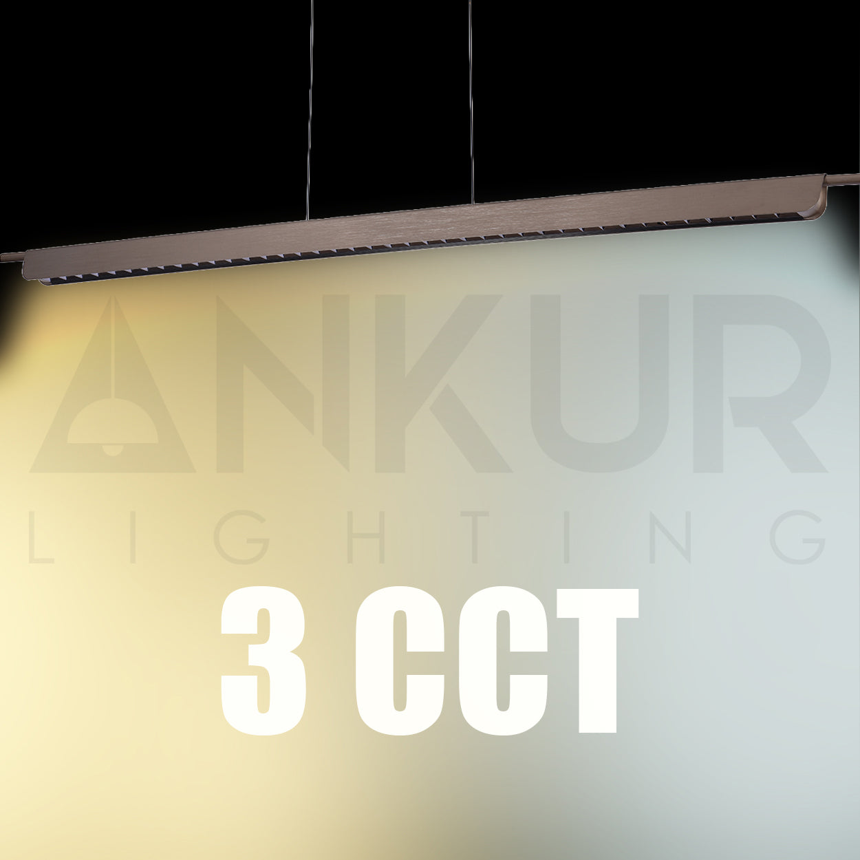 ANKUR VINCENZA 3CCT LED DIMMABLE WITH ADJUSTABLE LIFT FUNCTION HANGING LIGHT