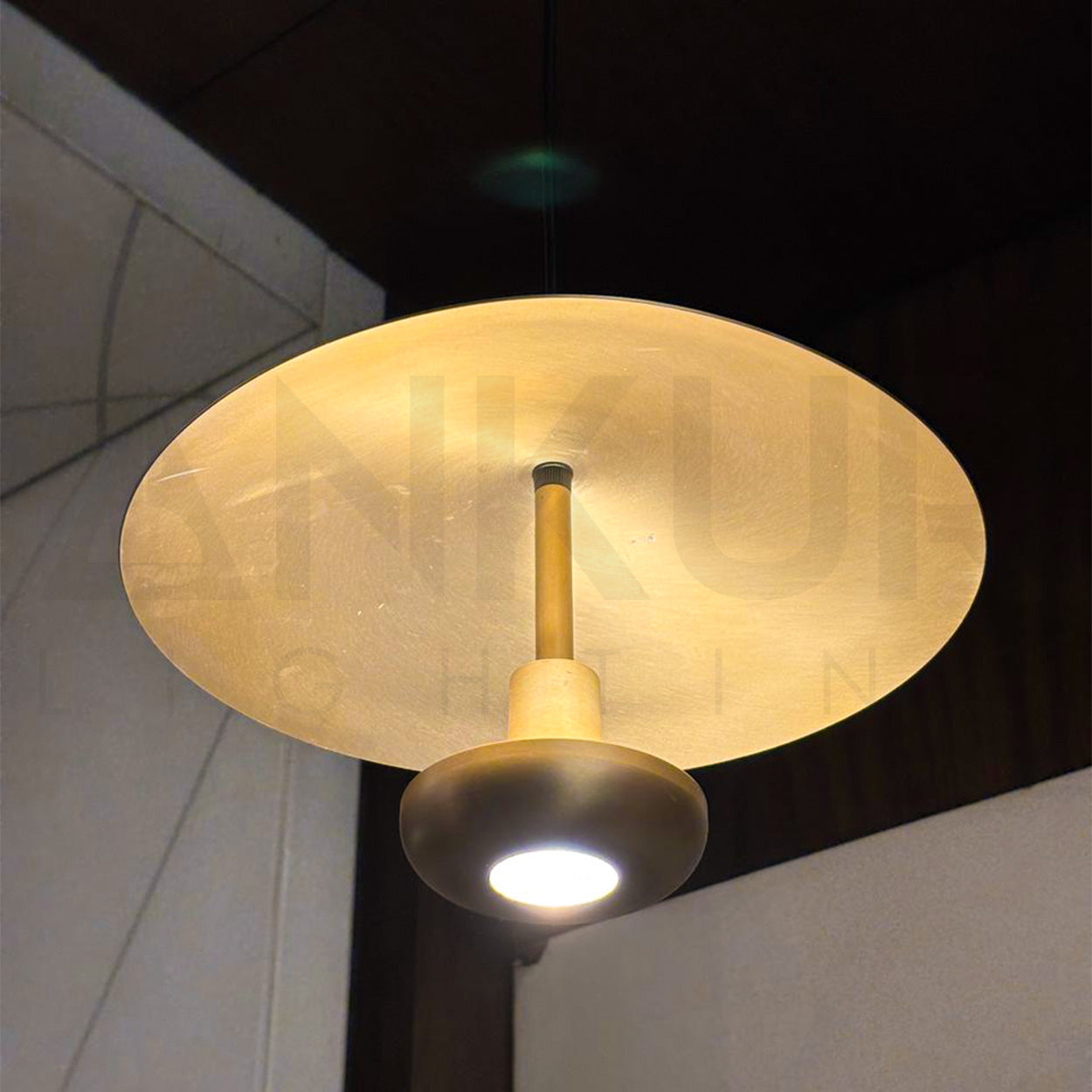 ANKUR VALINOR GOLD METAL FINISH MODERN DESIGN HANGING LIGHT