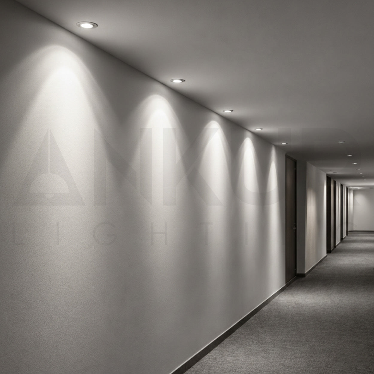 ANKUR ELIAN ROUND LENS BASED RECESSED DOWNLIGHT LED WALL WASHER