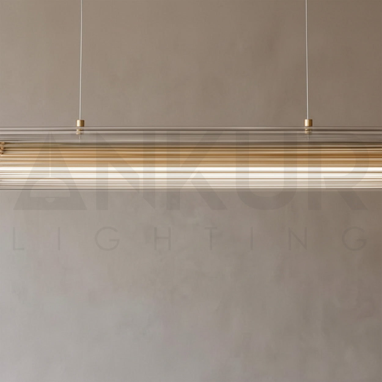 ANKUR LUSTRO METAL AND GLASS MODERN HANGING LIGHT