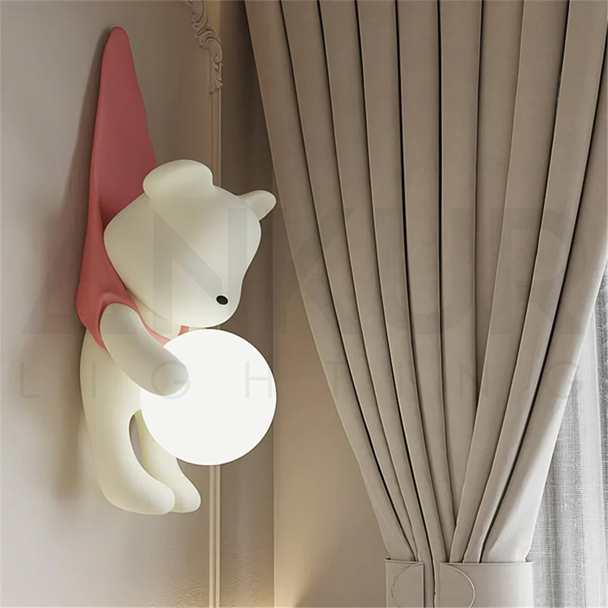 ANKUR PROTEA BEAR KIDS STYLE WALL LAMPS FOR HOME LIGHTING