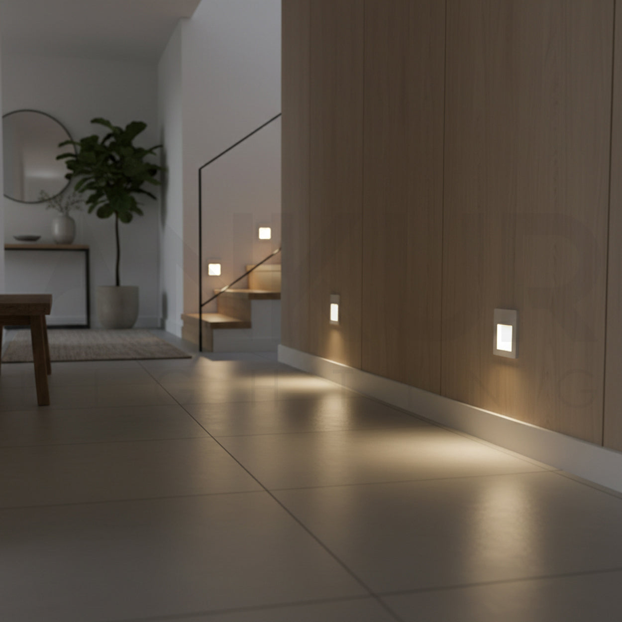 ANKUR MATRIX SQUARE SHAPE STEP LIGHT FOR INDOOR AND OUTDOOR LIGHTING