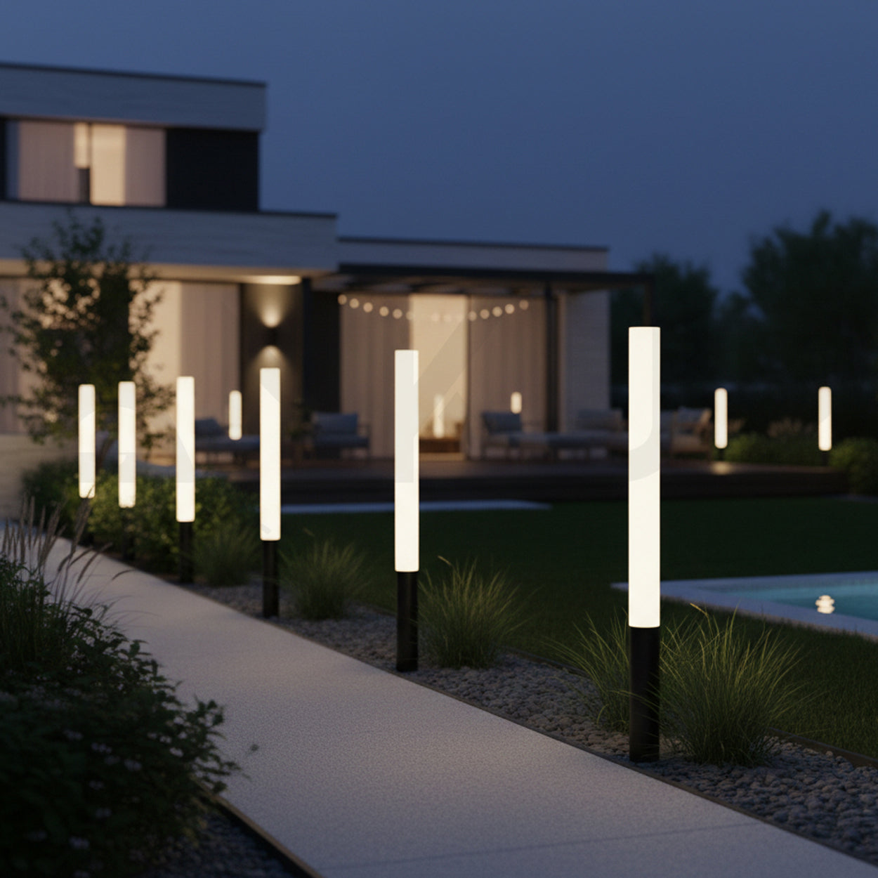 ANKUR CELIO ANTI GLARE 360 DEGREE IP65 WATER PROOF BOLLARD LIGHT