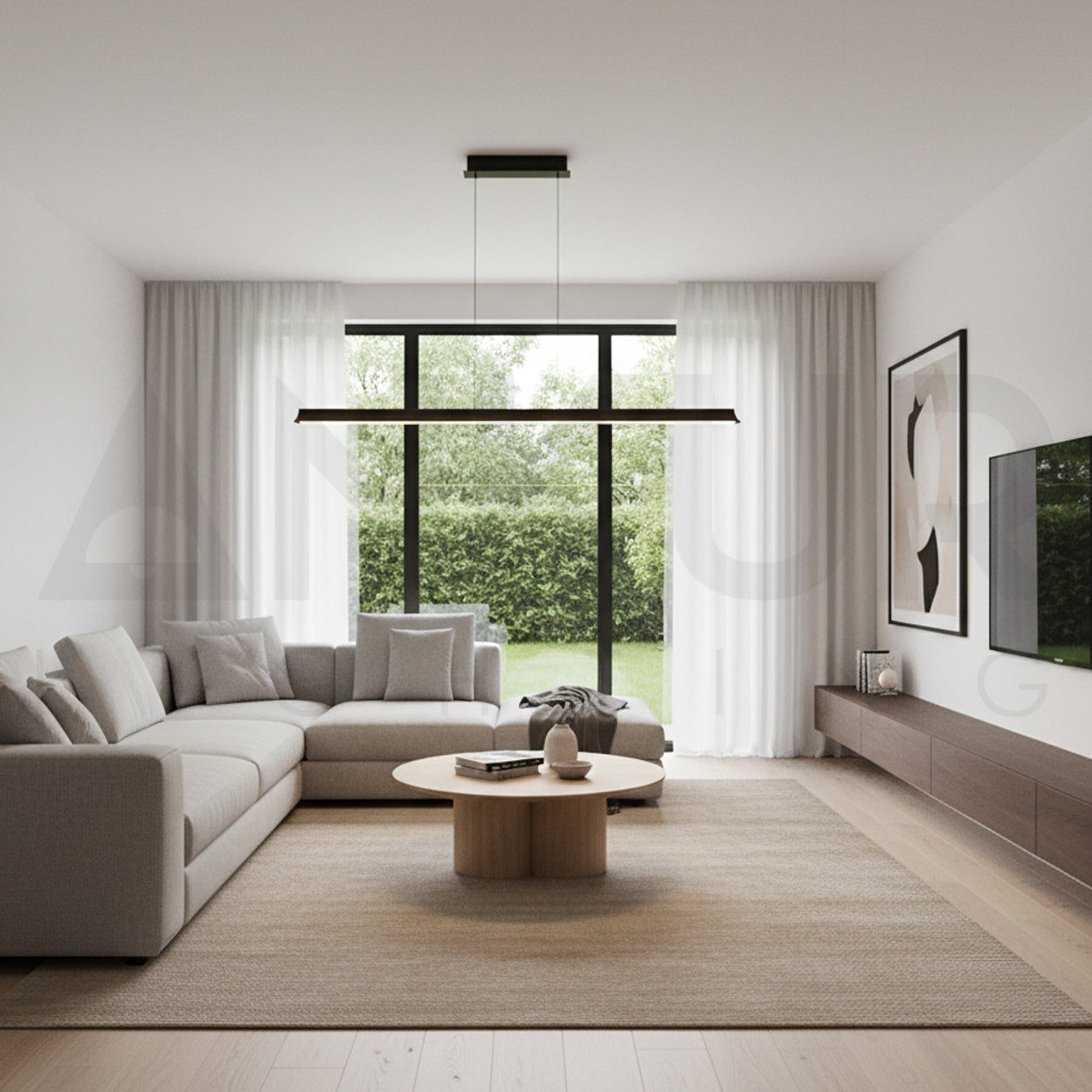 ANKUR CATENO 3CCT LED DIMMABLE WITH ADJUSTABLE LIFT FUNCTION HANGING LIGHT