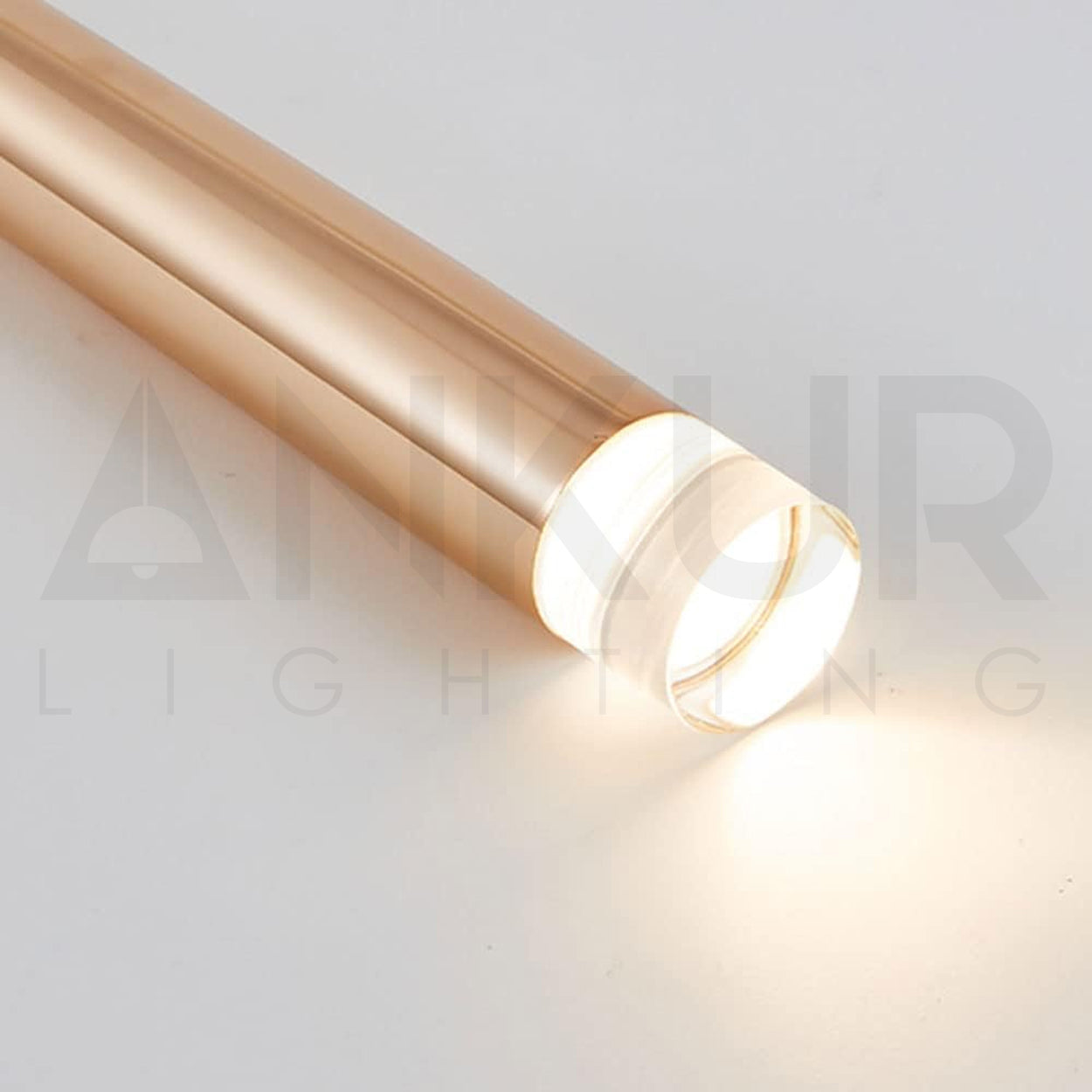 ANKUR STYX CONICAL PENDANT LIGHT FOR BEDROOM AND KITCHEN HANGING LIGHT - ROSE GOLD