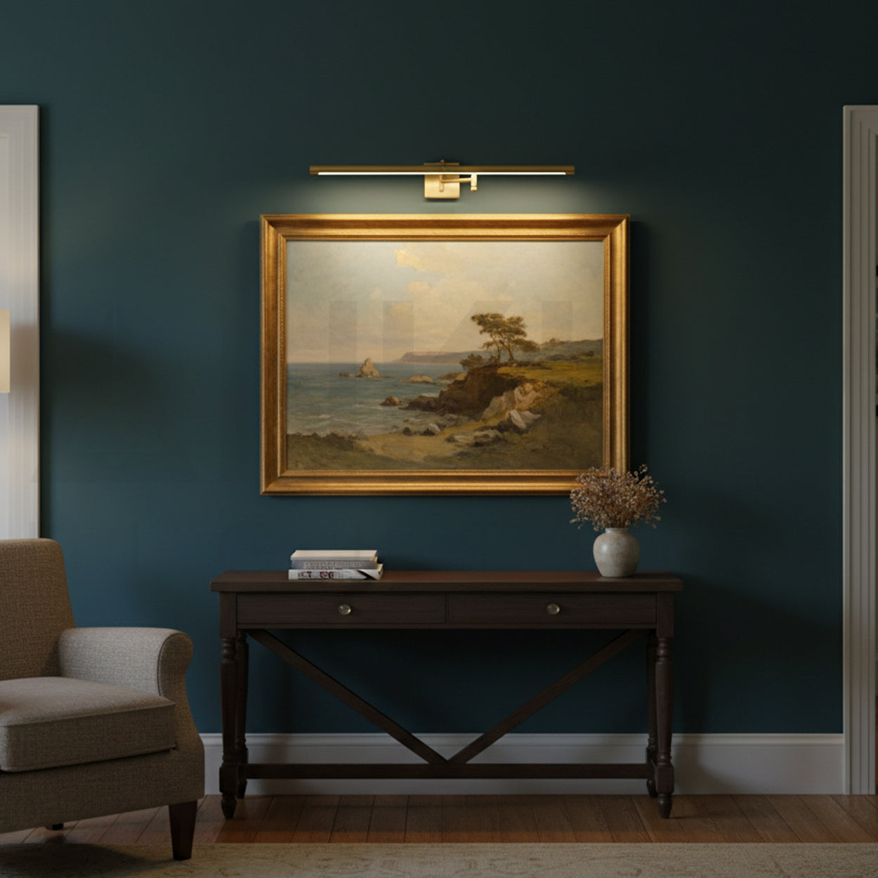 ANKUR MATTONI BRUSHED BRASS MODERN LED WALL LIGHT