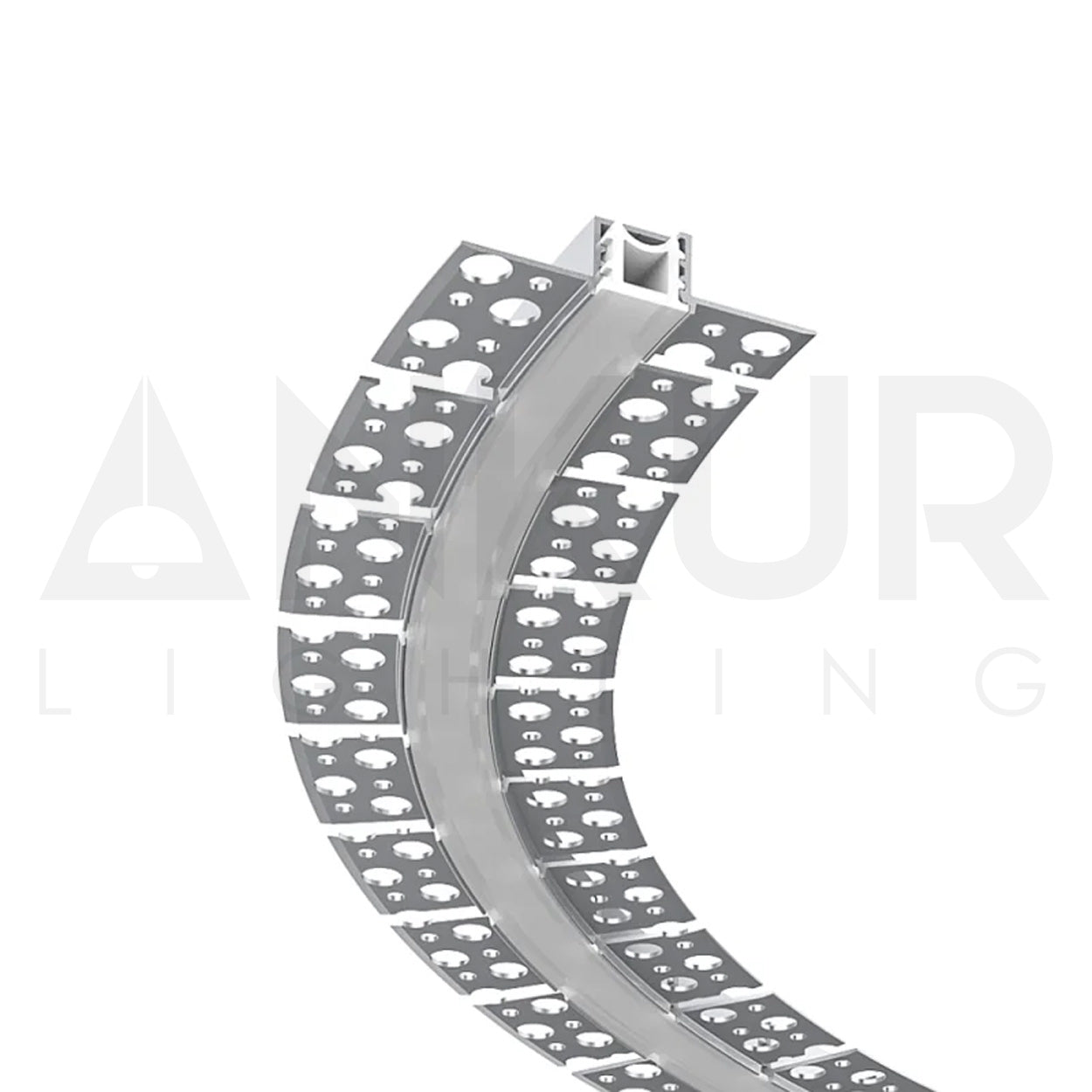 ANKUR FLEXIBLE NEON ALUMINIUM MESH CLAMP FOR NEON STRIP LIGHTS (ONLY PROFILE)